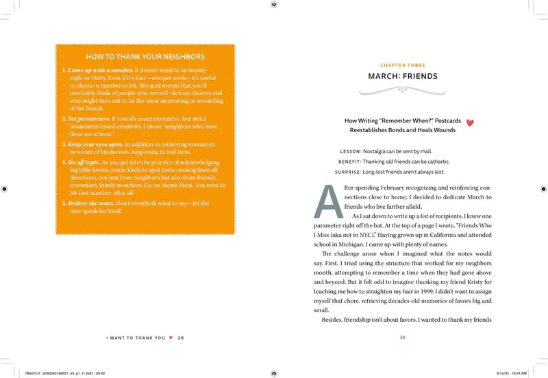 I Want to Thank You US - Hardback