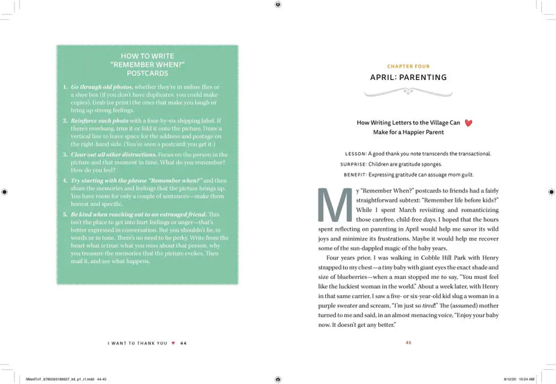 I Want to Thank You US - Hardback