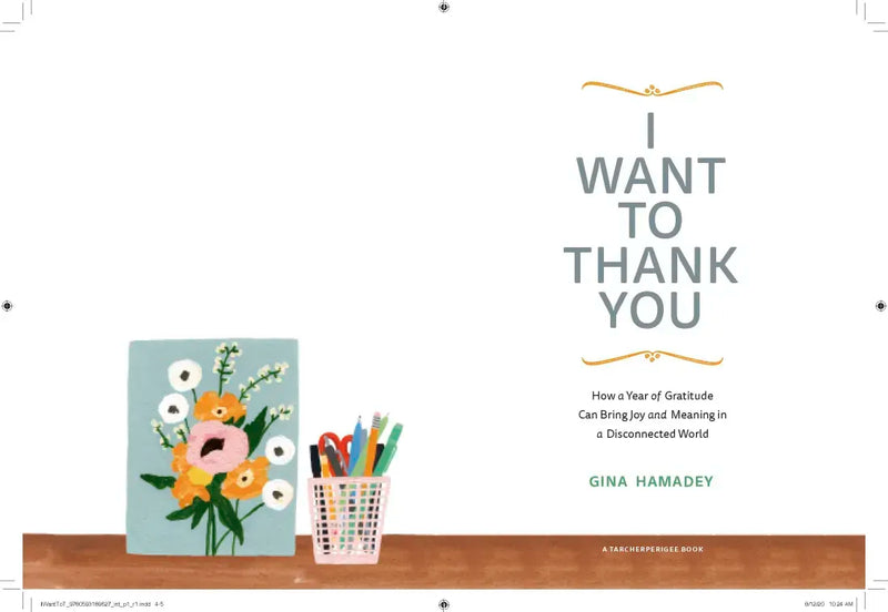 I Want to Thank You US - Hardback