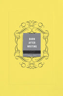 Burn After Writing (Yellow)-Self-help/ personal development/ practical advice-買書書 BuyBookBook