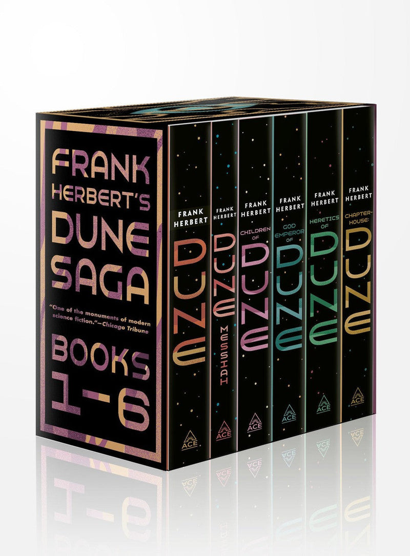 Frank Herbert's Dune Saga 6-Book Boxed Set-Fiction: Science fiction-買書書 BuyBookBook