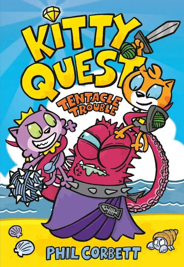 Kitty Quest: Tentacle Trouble: A Graphic Novel-Graphic novel / Comic book / Manga: Humorous-買書書 BuyBookBook