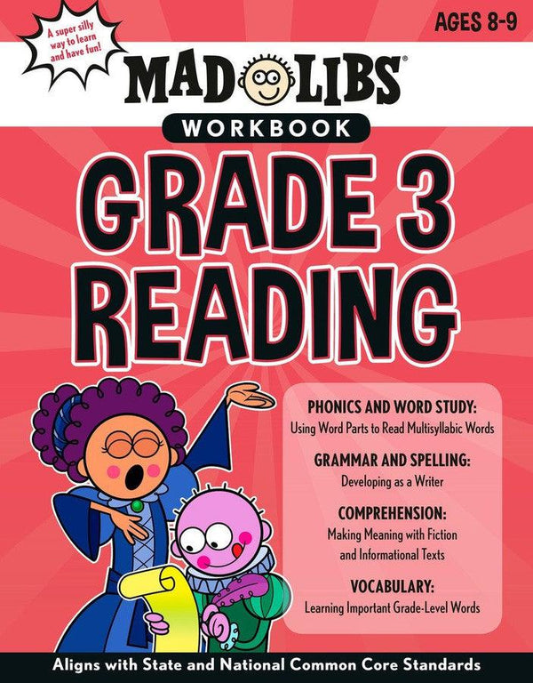 Mad Libs Workbook: Grade 3 Reading-Children’s Educational: general-買書書 BuyBookBook