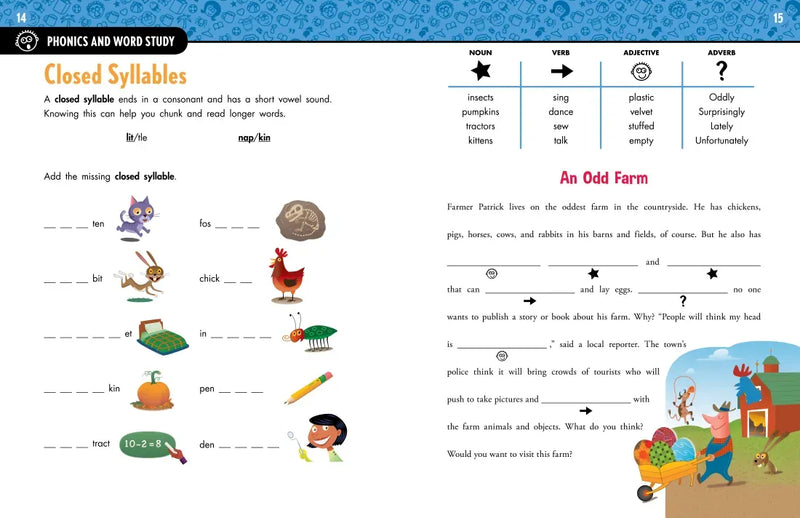 Mad Libs Workbook: Grade 3 Reading US - Paperback / softback