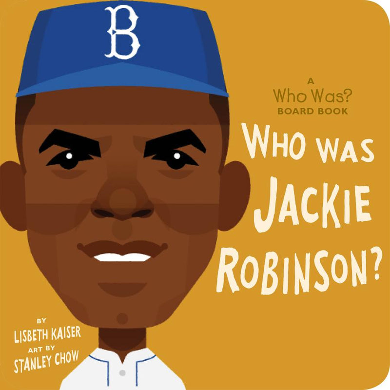 Who Was Jackie Robinson?: A Who Was? Board Book-Children’s / Teenage general interest: Biography and autobiography-買書書 BuyBookBook
