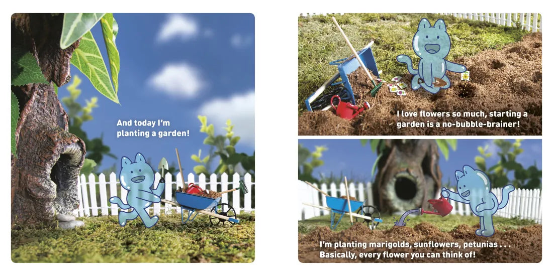BubbleCat Grows a Garden US - Paperback / softback