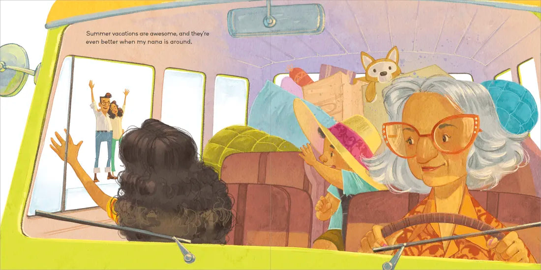Nana the Great Goes Camping US - Hardback