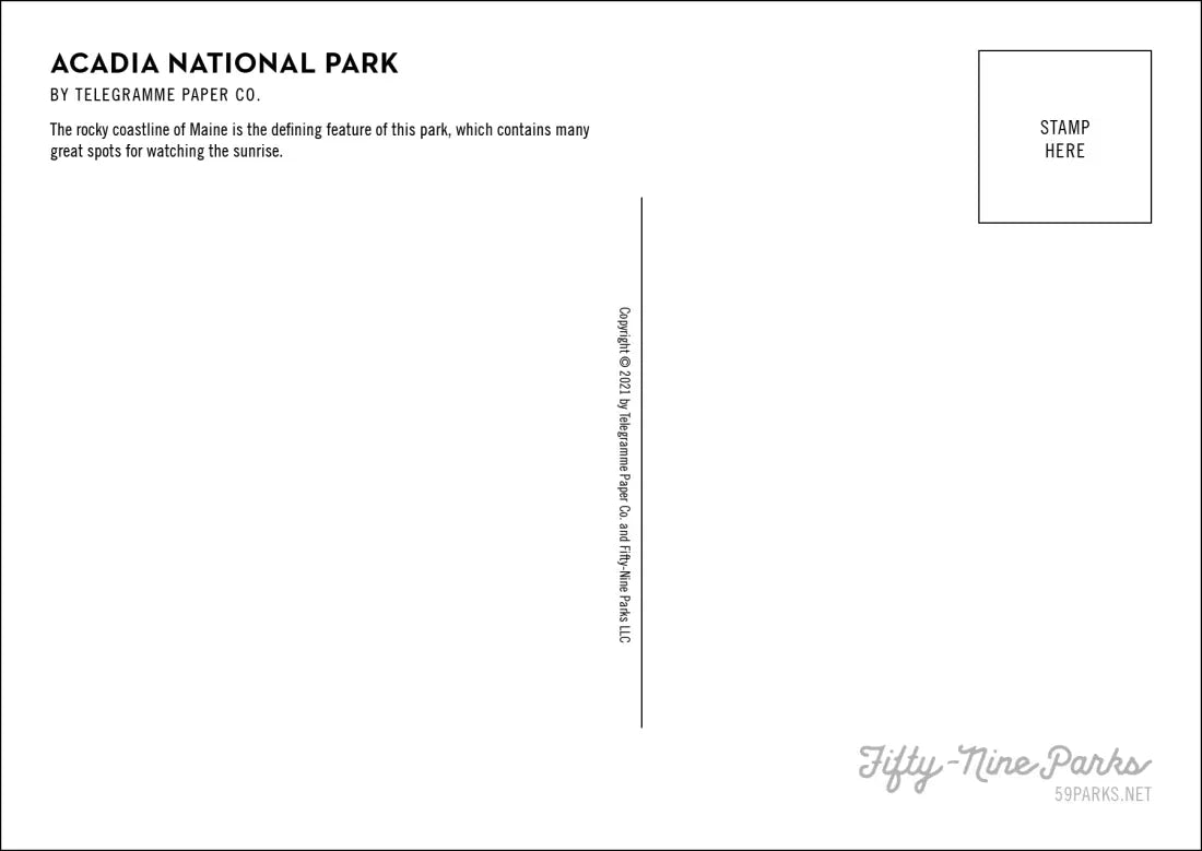 National Parks Postcards US - Cards