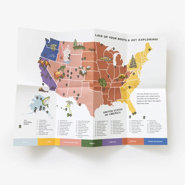 National Parks Trivia: A Card Game US - Game