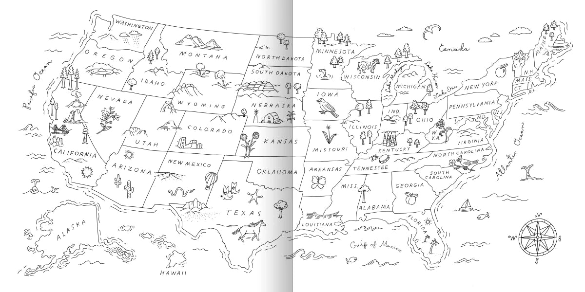 Road Trip! Coloring Book US - Paperback / softback