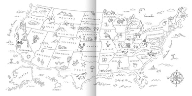 Road Trip! Coloring Book US - Paperback / softback