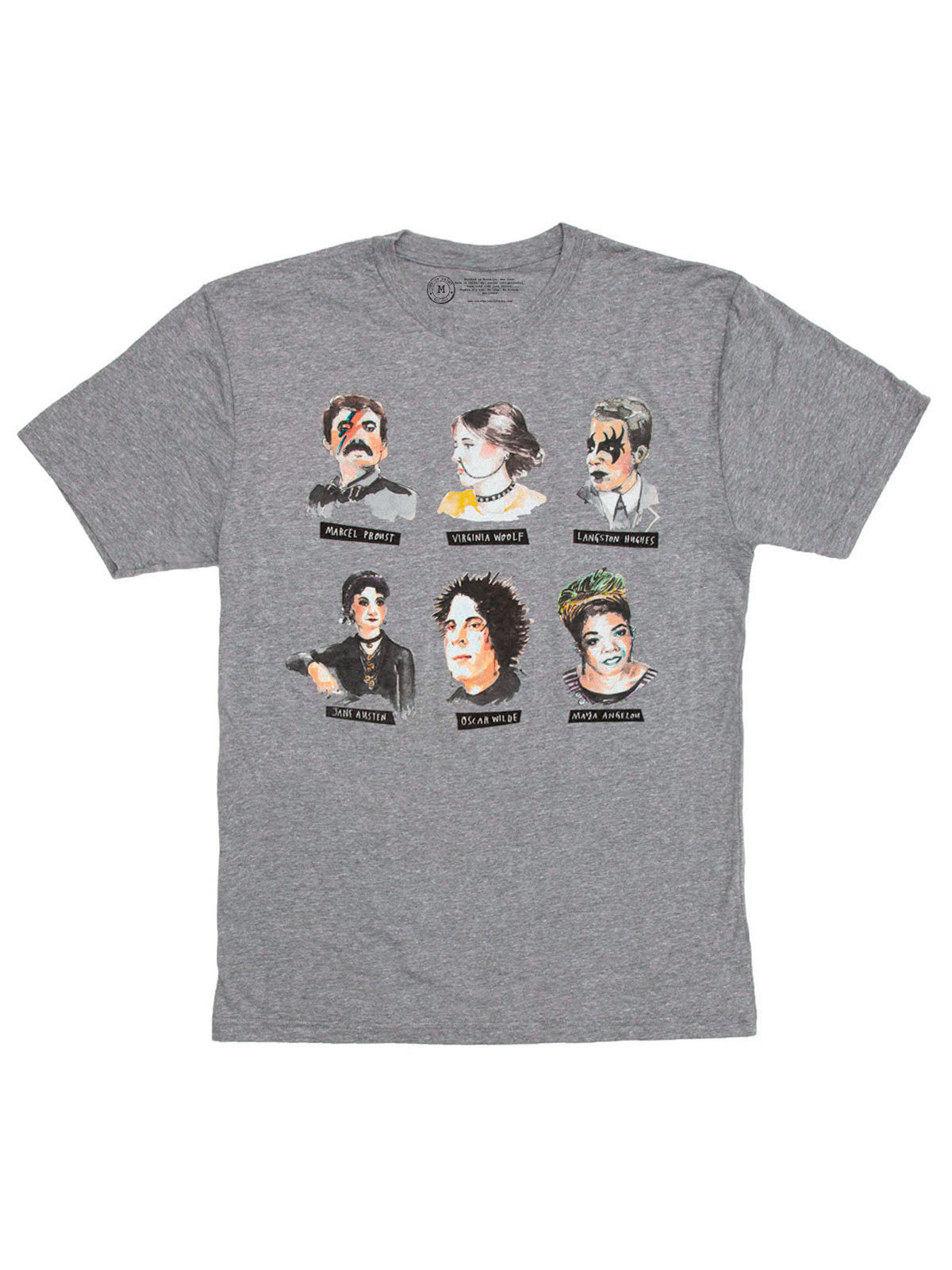 Punk Rock Authors Unisex T-Shirt Small
