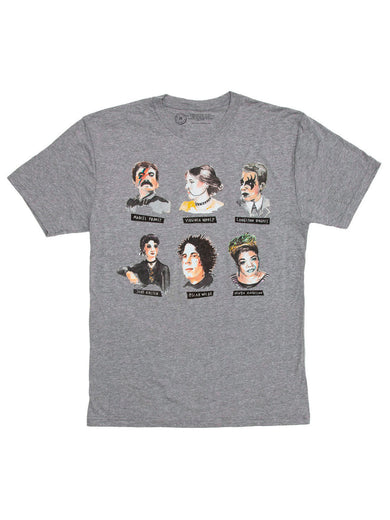 Punk Rock Authors Unisex T-Shirt XX-Large