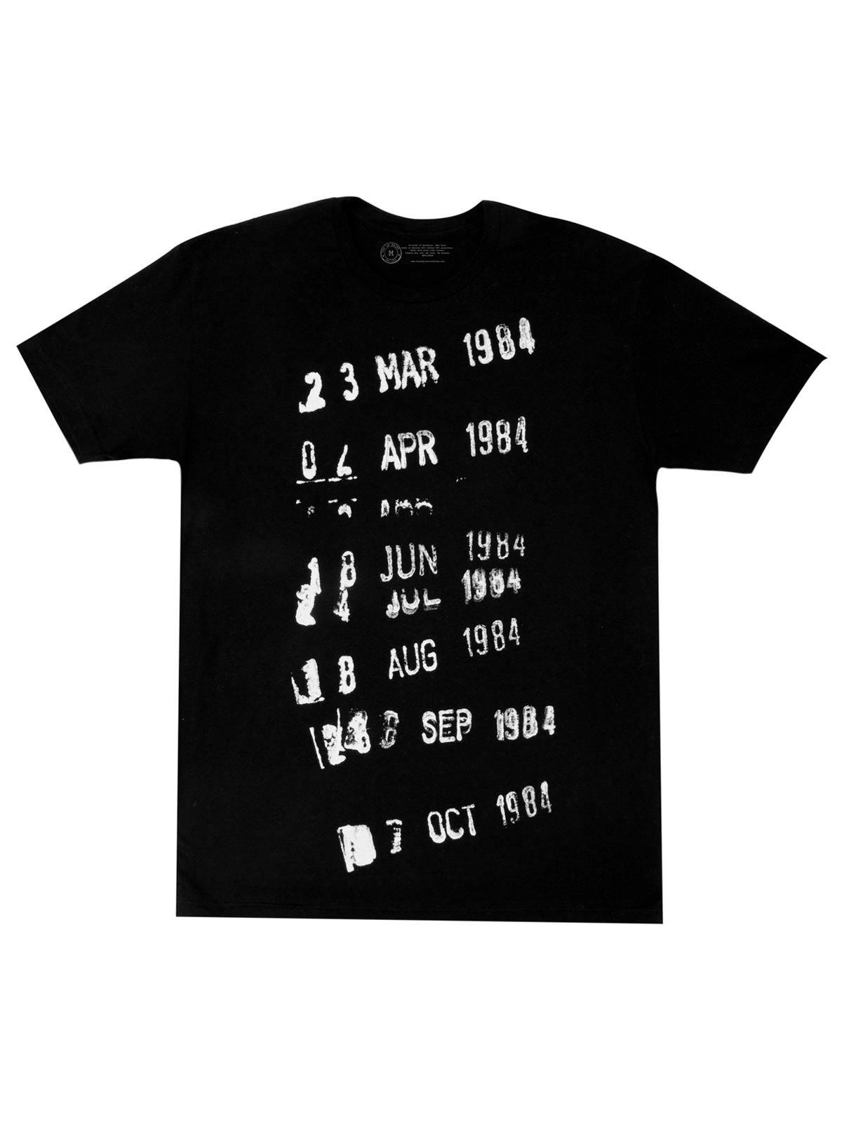 Library Card Stamp (Black) Unisex T-Shirt XXX-Large