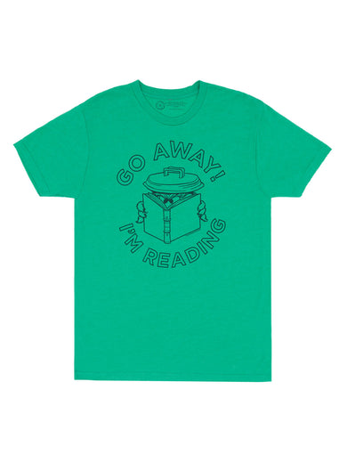 Sesame Street Oscar the Grouch: Go Away I'm Reading Unisex T-Shirt Large
