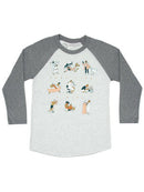 Read Like a Girl Unisex 3/4 Sleeve Raglan Medium-Lifestyle and Leisure-買書書 BuyBookBook