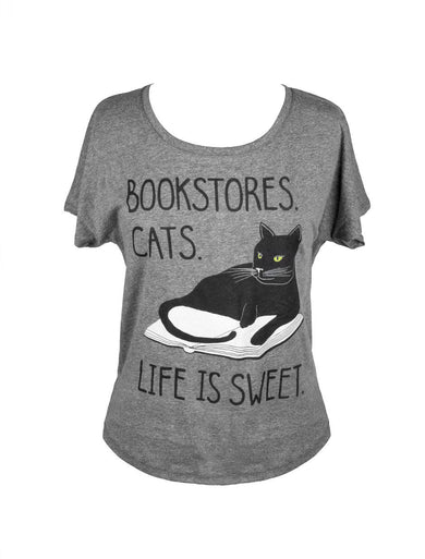 Bookstore Cats Women's Relaxed Fit T-Shirt XXX-Large