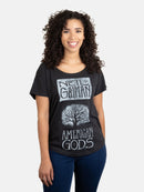 American Gods Women's Relaxed Fit T-Shirt XX-Large US - Other apparel