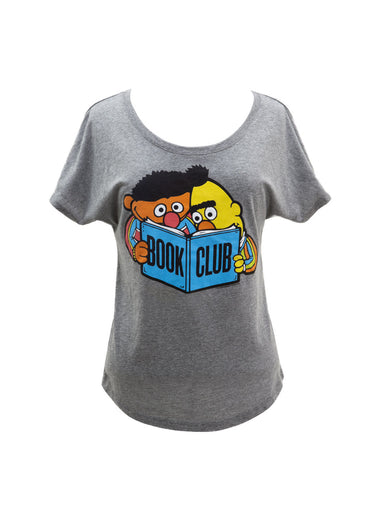 Sesame Street: Bert and Ernie Book Club Women's Relaxed Fit T-Shirt XXX-Large