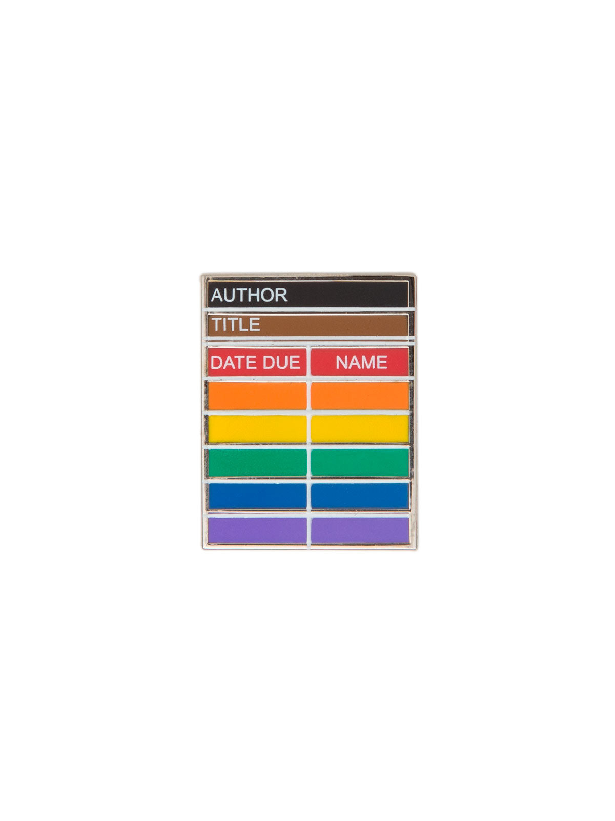 Library Card Pride Enamel Pin-Lifestyle and Leisure-買書書 BuyBookBook