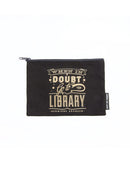 When in Doubt, Go to the Library Pouch-Lifestyle and Leisure-買書書 BuyBookBook