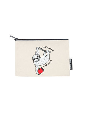 Book Sloth: Let's Hang and Read Pouch-Lifestyle and Leisure-買書書 BuyBookBook