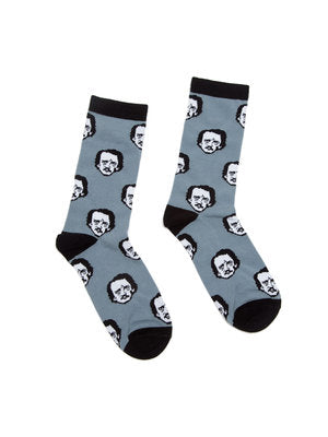 Edgar Allan Poe-ka Dot Socks - Large-Lifestyle and Leisure-買書書 BuyBookBook