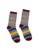 Books Turn Muggles into Wizards Socks - Large-Lifestyle and Leisure-買書書 BuyBookBook