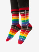 Library Card Pride Socks - Large US - Other apparel