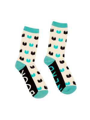 Book Nerd Socks - Large-Lifestyle and Leisure-買書書 BuyBookBook