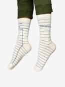 Library Card (White) Socks - Large US - Other apparel