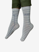 Library Card (Light Gray) Socks - Small US - Other apparel