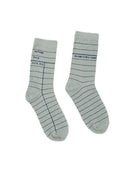 Library Card (Light Gray) Socks - Small-Lifestyle and Leisure-買書書 BuyBookBook