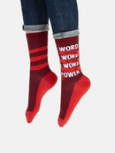 Margaret Atwood: A Word is Power Socks - Large US - Other apparel