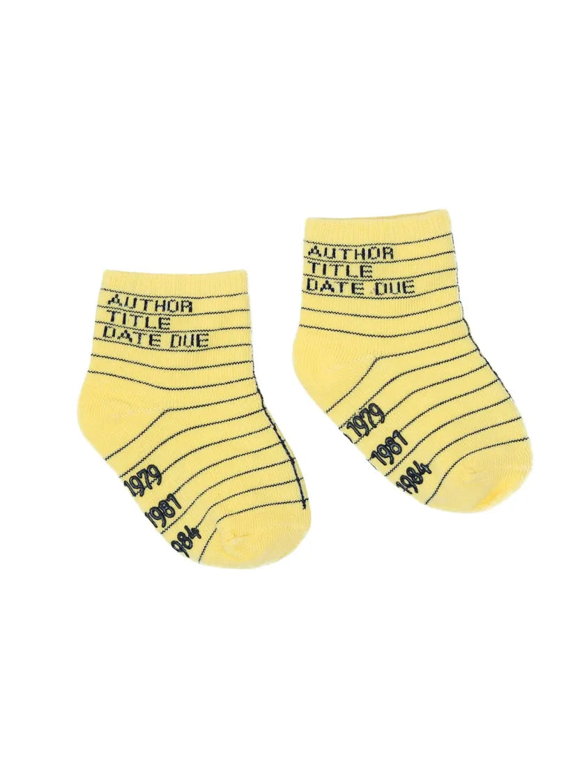 Library Card Baby/Toddler Socks 4-Pack - 2T-3T US - Other apparel