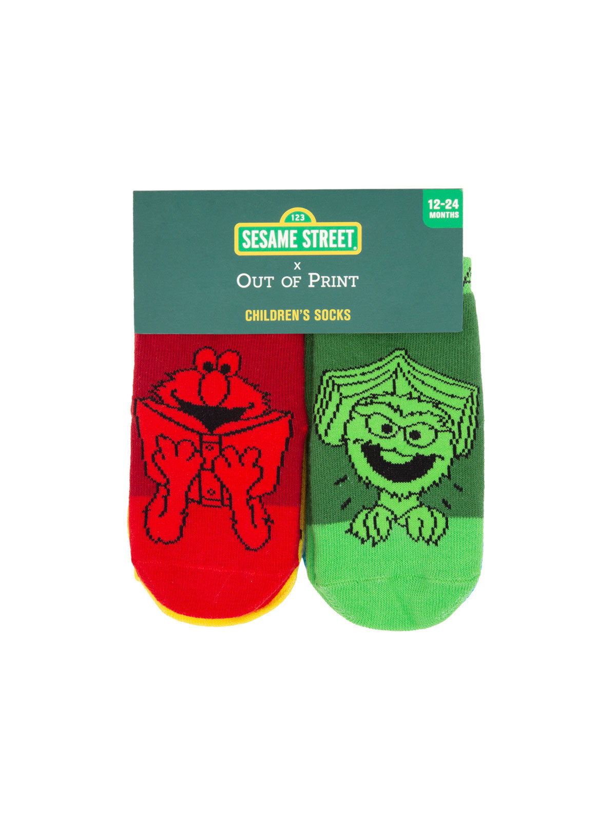 Sesame Street Baby/Toddler Socks 4-Pack - 2T-3T-Lifestyle and Leisure-買書書 BuyBookBook