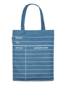 Library Card (Denim) Tote Bag-Lifestyle and Leisure-買書書 BuyBookBook