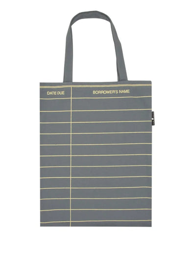 Library Card (Gray) Tote Bag US - Tote bag