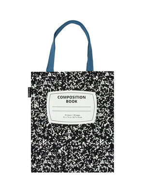 Composition Notebook Tote Bag-Lifestyle and Leisure-買書書 BuyBookBook