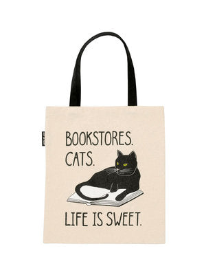 Bookstore Cats Tote Bag-Lifestyle and Leisure-買書書 BuyBookBook