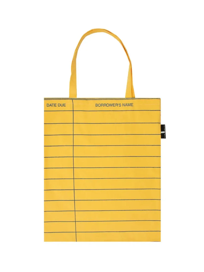 Library Card (Light Yellow) Tote Bag US - Tote bag