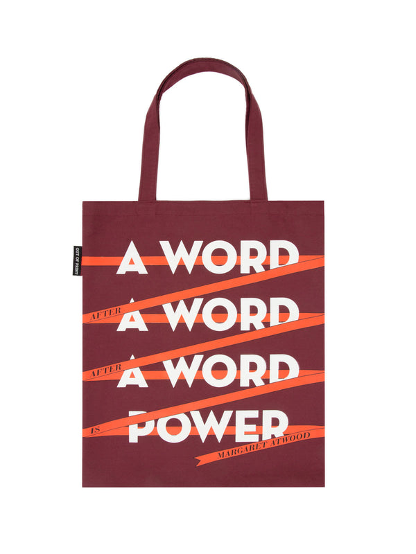 Margaret Atwood: A Word is Power Tote Bag-Lifestyle and Leisure-買書書 BuyBookBook