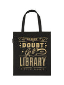 When in Doubt, Go to the Library Tote Bag-Lifestyle and Leisure-買書書 BuyBookBook
