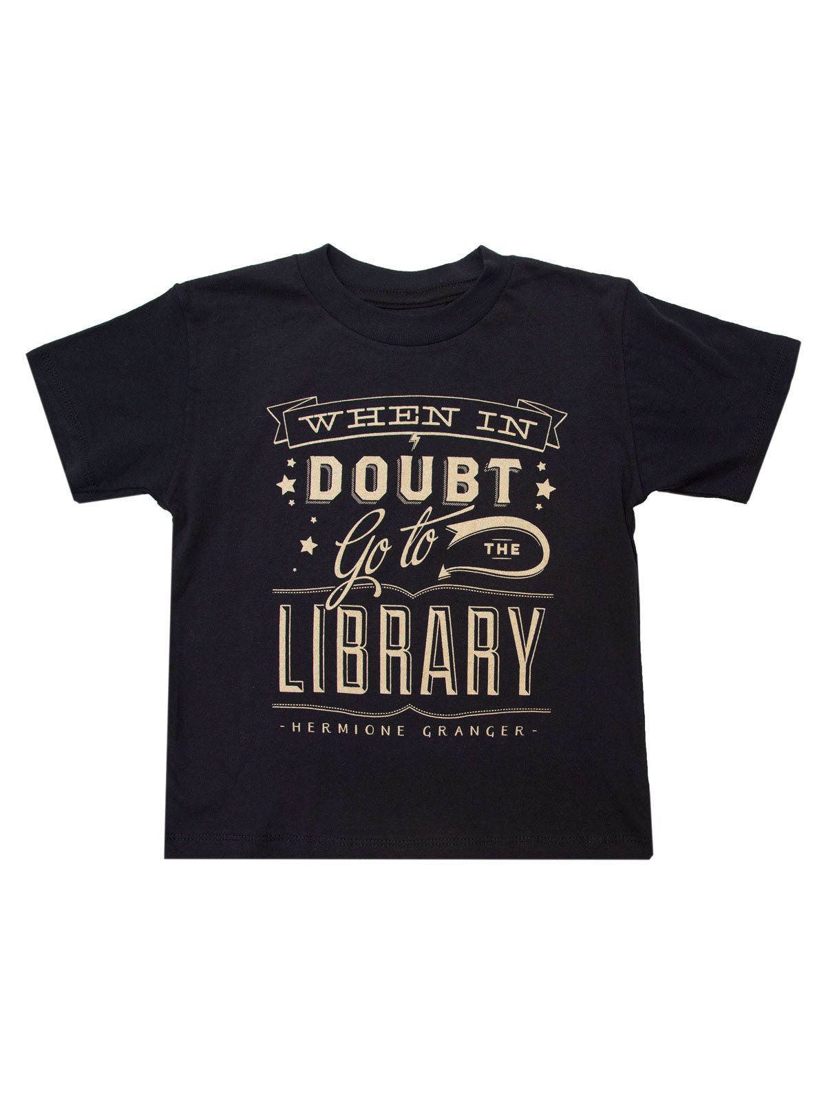 When in Doubt, Go to the Library Kids' T-Shirt - 2 Yr