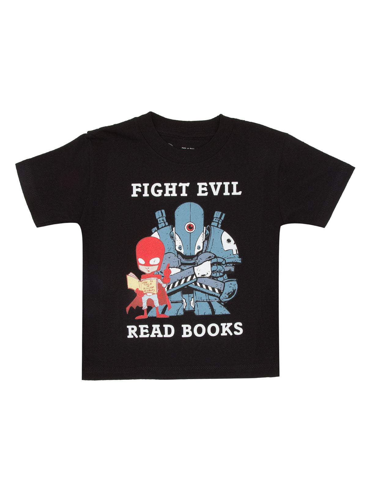 Fight Evil Read Books: 2018 Design Kids' T-Shirt - 6 Yr