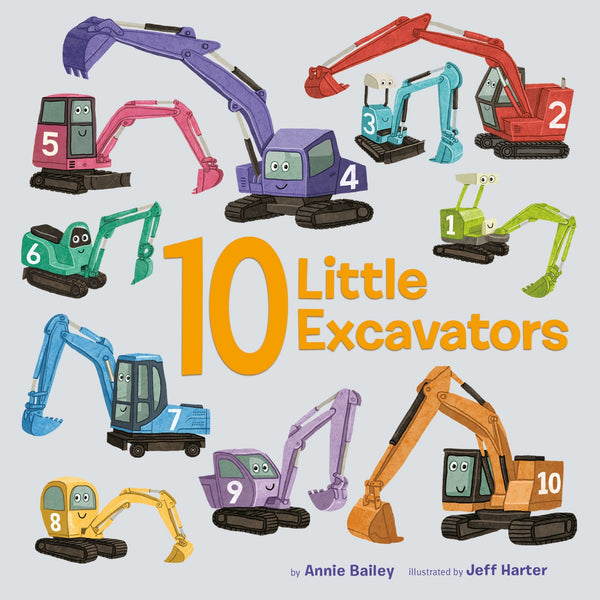 10 Little Excavators-Children’s / Teenage fiction: General and modern fiction-買書書 BuyBookBook