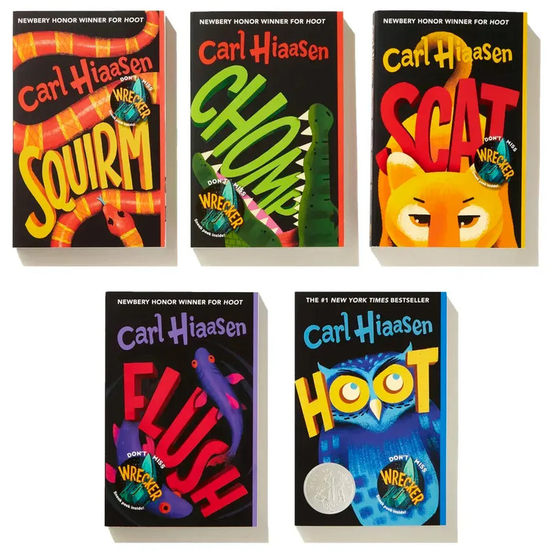 Hiaasen 5-Book Trade Paperback Box Set US - Multiple-component retail product, boxed