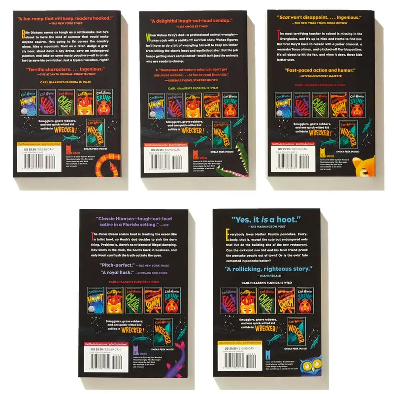 Hiaasen 5-Book Trade Paperback Box Set US - Multiple-component retail product, boxed
