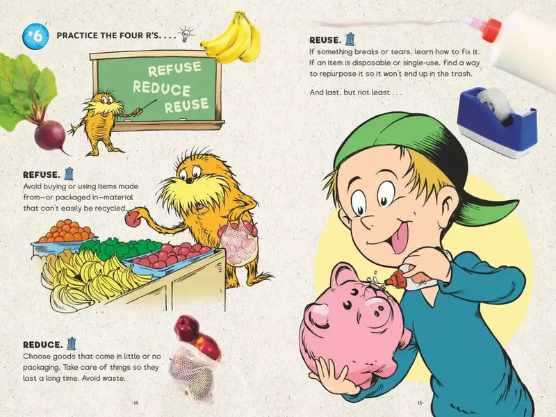 101 Ways to Help the Earth with Dr. Seuss's Lorax US - Book