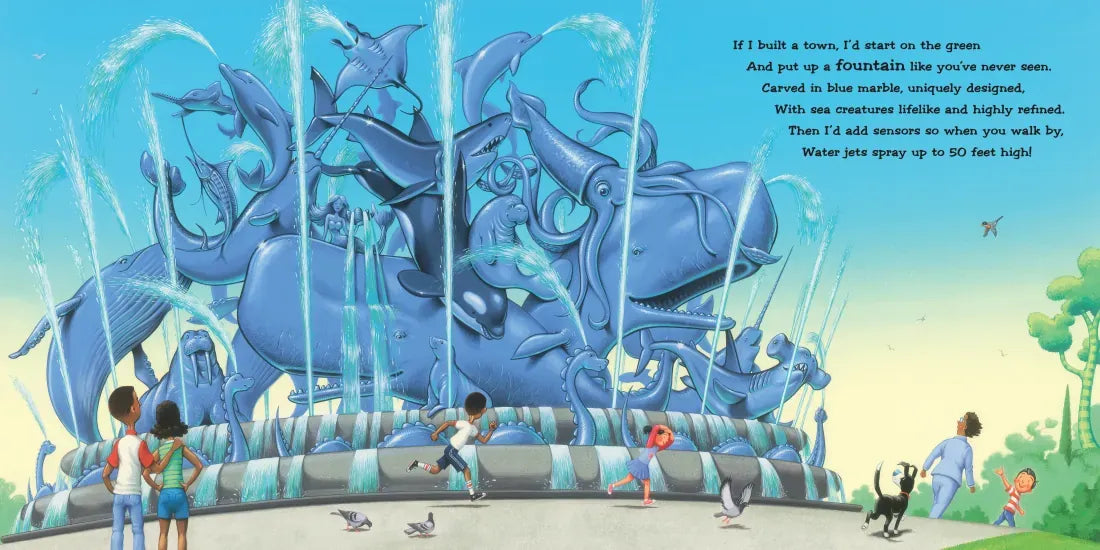 If I Built a Town US - Hardback